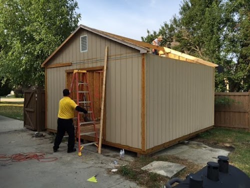Shed demolition and removal by Junk Doctors crew