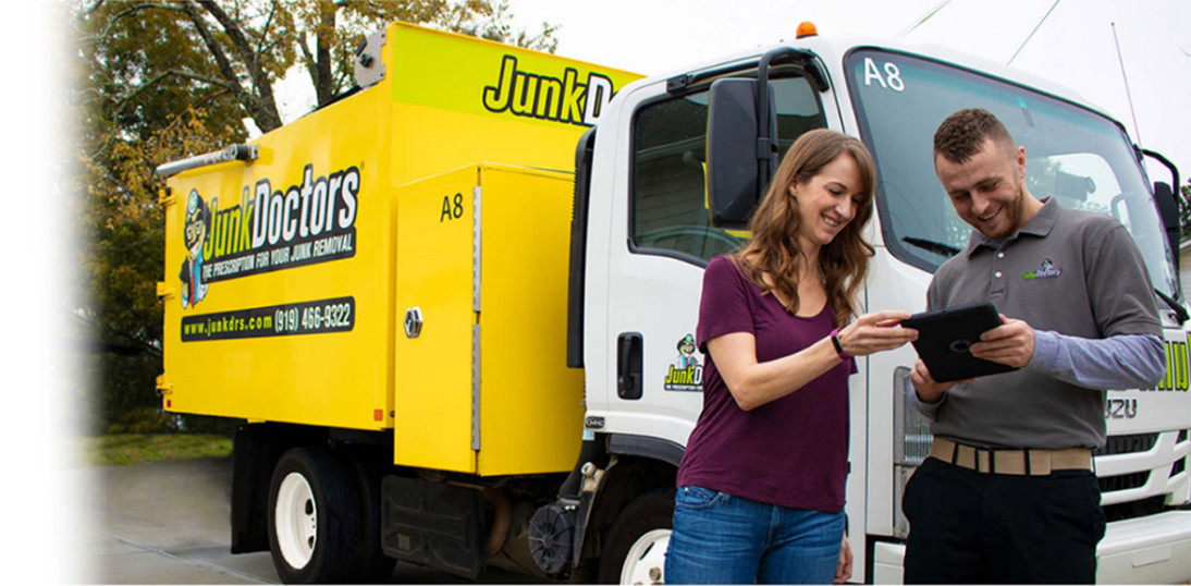Junk Removal Trucks Ready To Work