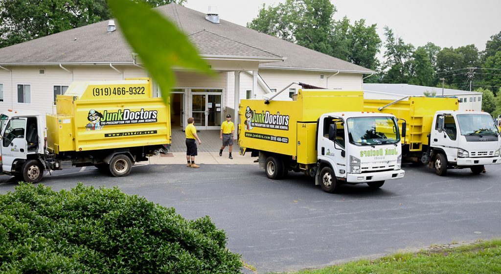 Junk Doctors trucks ready to haul junk