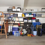 Garage full of junk in need of junk removal in Durham